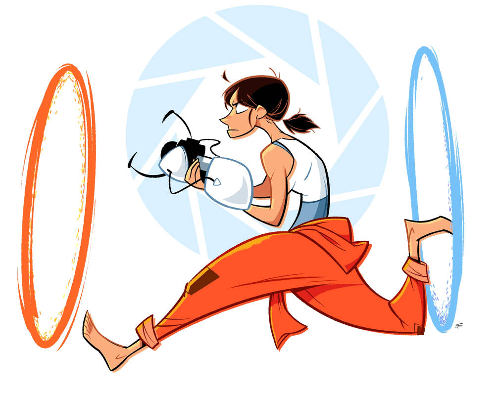 Chell by FranBianchi on DeviantArt