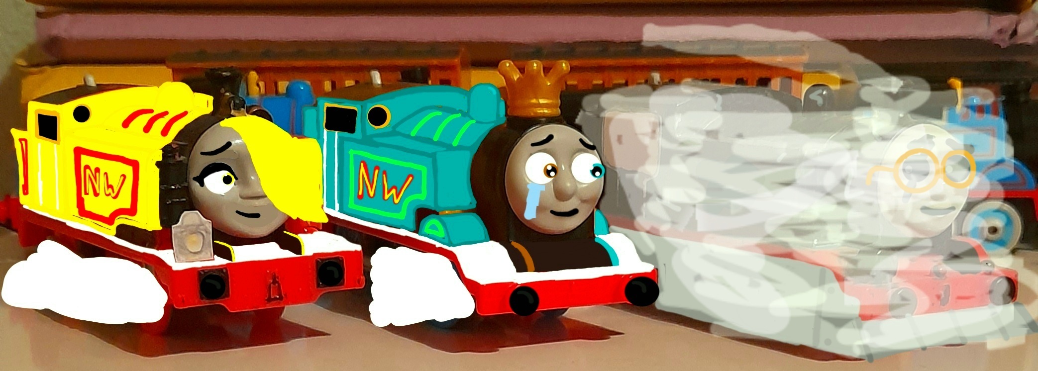 When i first played Thomas the slender engine by Greg3568990 on DeviantArt