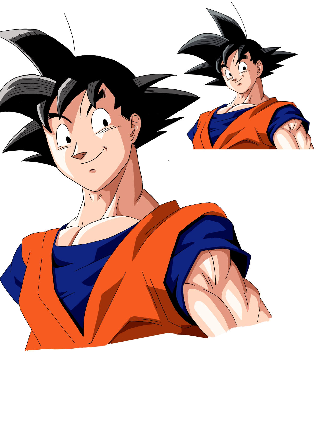 Goku (color) by Bailthur on DeviantArt