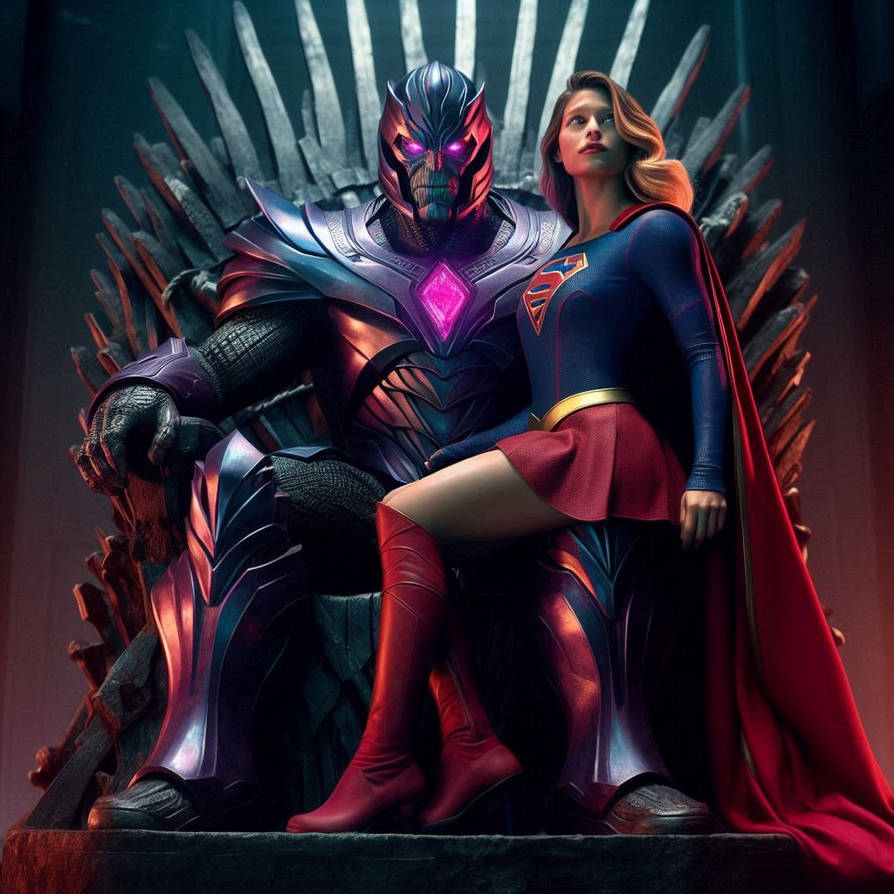 Pink Kryptonite Do Darkseid uses pink kryptonite to marry Supergirl by Bloodwolf1986 on ...
