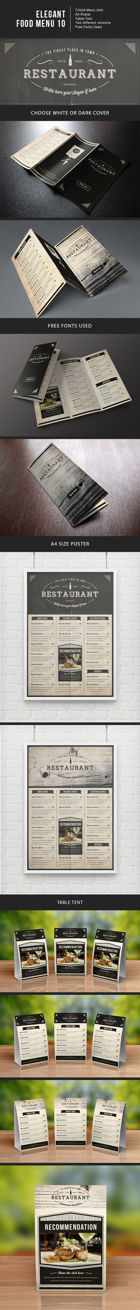 Elegant Food Menu 10