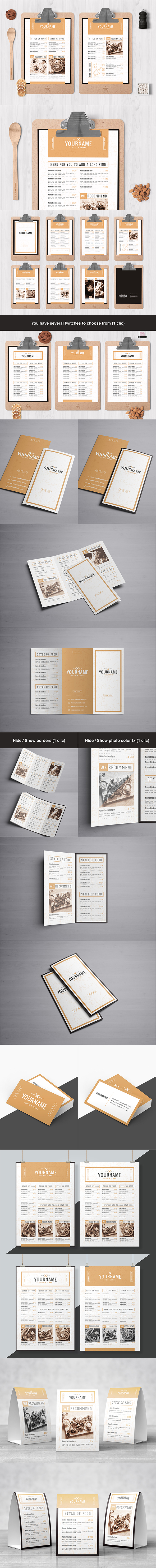 Classy Food Menu 8 Template