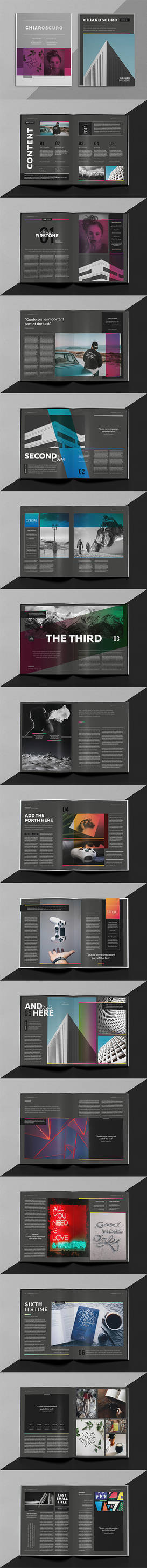 Chiaroscuro Indesign Template