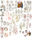 .:: Sketchdump Hominus 01 ::. by Maiwenn