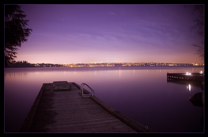 Dock, At Night by MushroomMagic