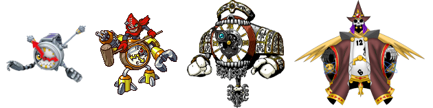 Clockmon Line by FelipeTop on DeviantArt