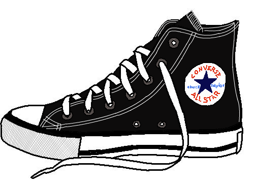 Black converse shoe by Conversefan10 on DeviantArt Black converse shoe by Conversefan10 on DeviantArt
