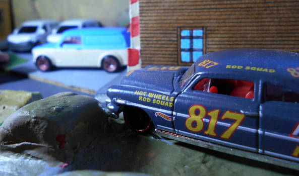 hudson near wooden garage
