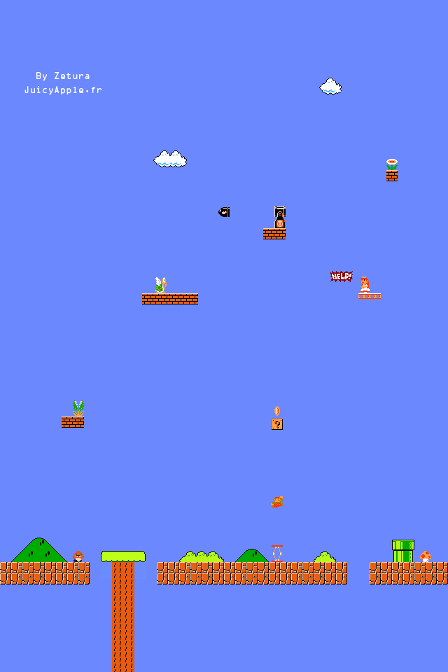 Mario Iphone Wallpaper Old Sch By Zetura On Deviantart