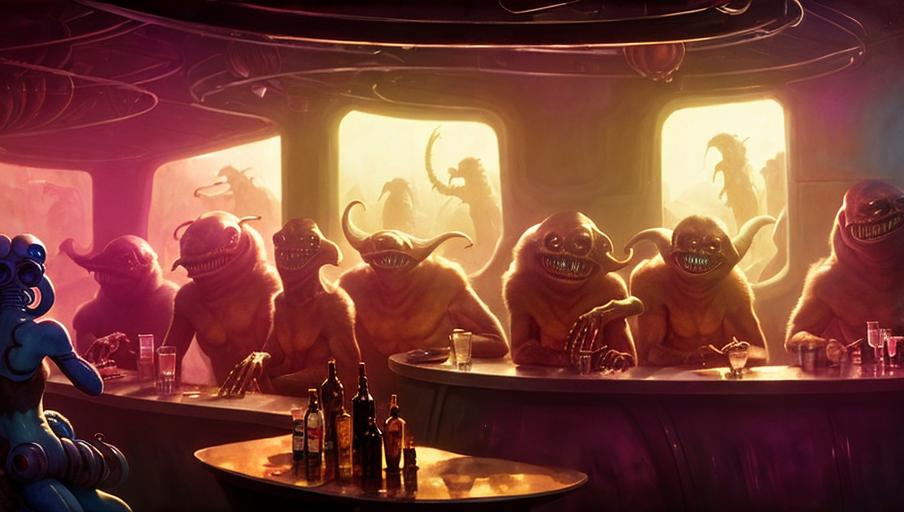 Creature Bar Creature cantina Tuesday by Bitstream on DeviantArt