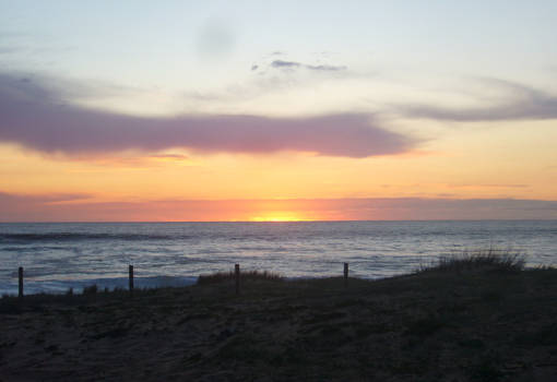 Sunset on Hossegor