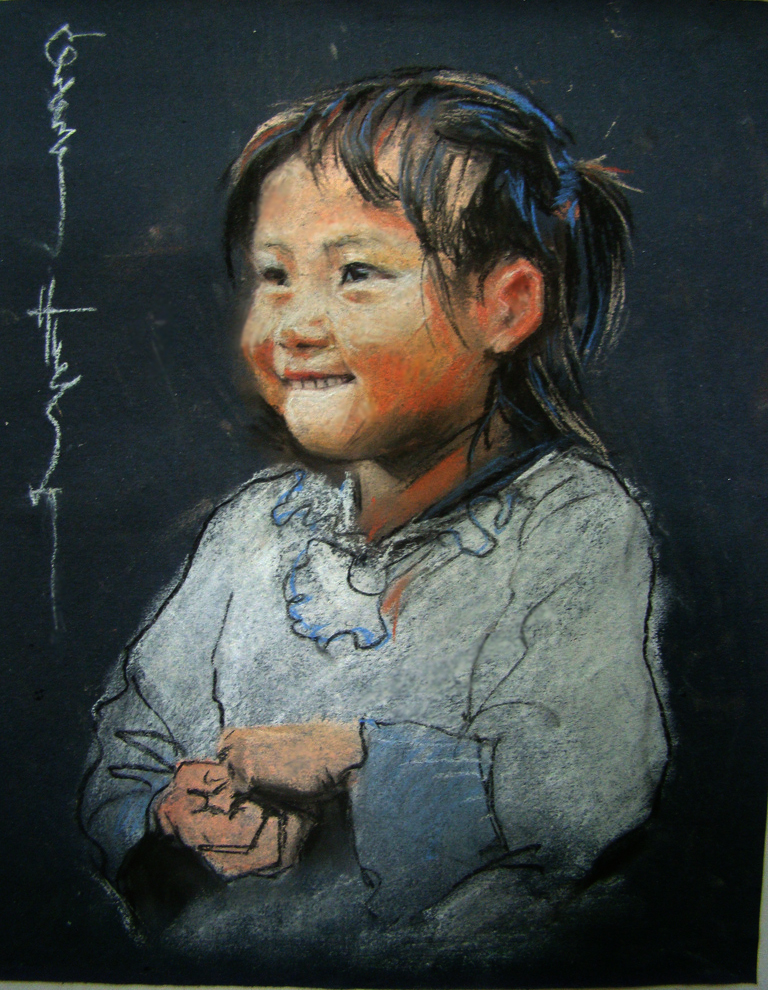 A Mai Chau child