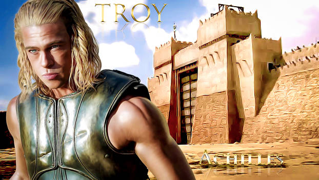 Wallpaper Troy (Brad Pitt)