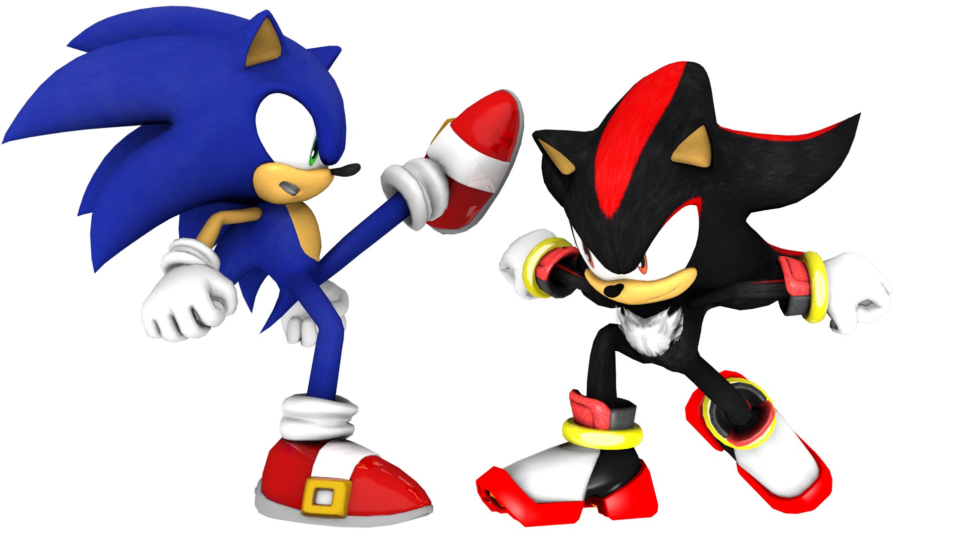 Sonic vs Shadow - Sonic X render by Jogita6 on DeviantArt