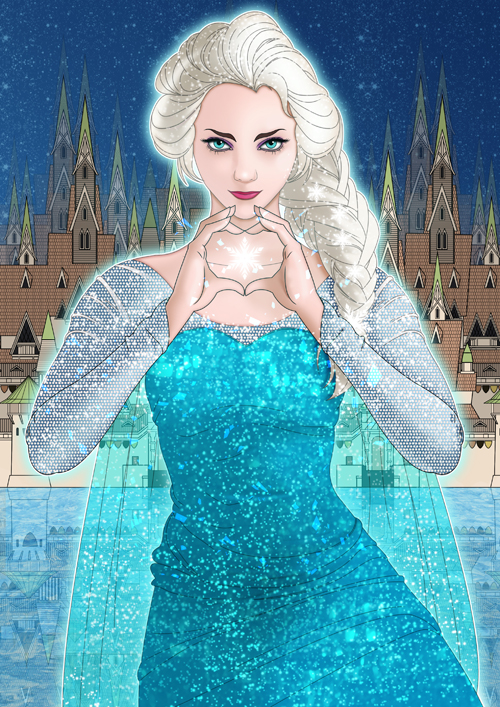 Elsa Frozen Heart