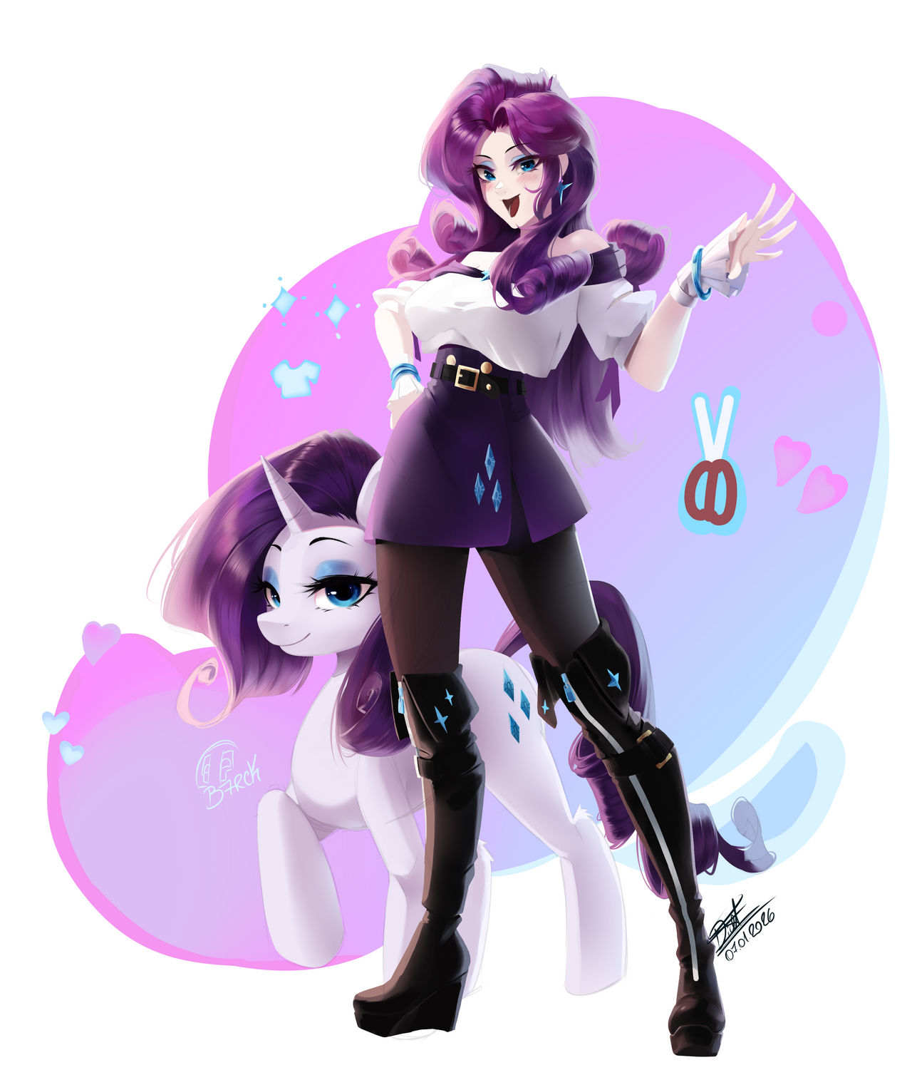 Puffed Rarity Deviantart Rarity by Bastardorck on DeviantArt