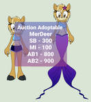 Auction Adopt|Mobian Deer or MerDeer|CLOSED by That-Gothic-Kitty