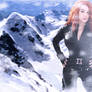 Black Widow the Giantess In The Snow