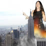 Mega Giantess Fran Drescher's Destructive Bliss