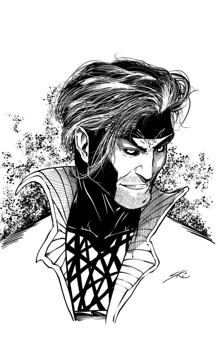 Gambit smile by lordkai on DeviantArt