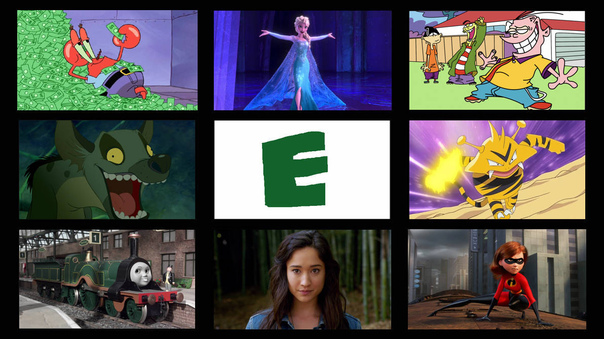 Favorite Letter E Characters by IceNinja7-2 on DeviantArt