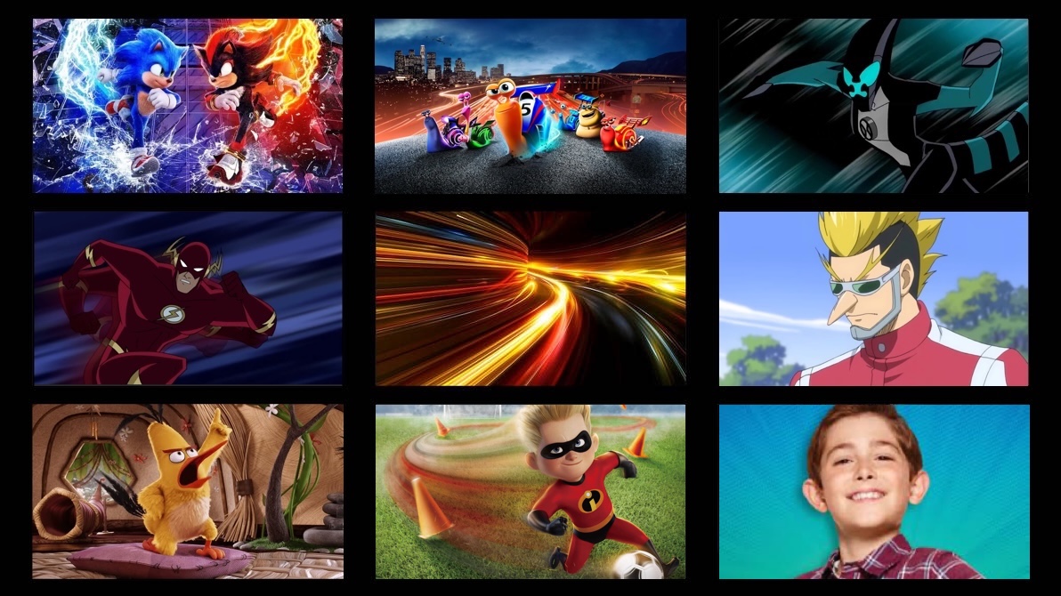 Fast Characters Racing Favorite Speed Characters by IceNinja7-2 on DeviantArt
