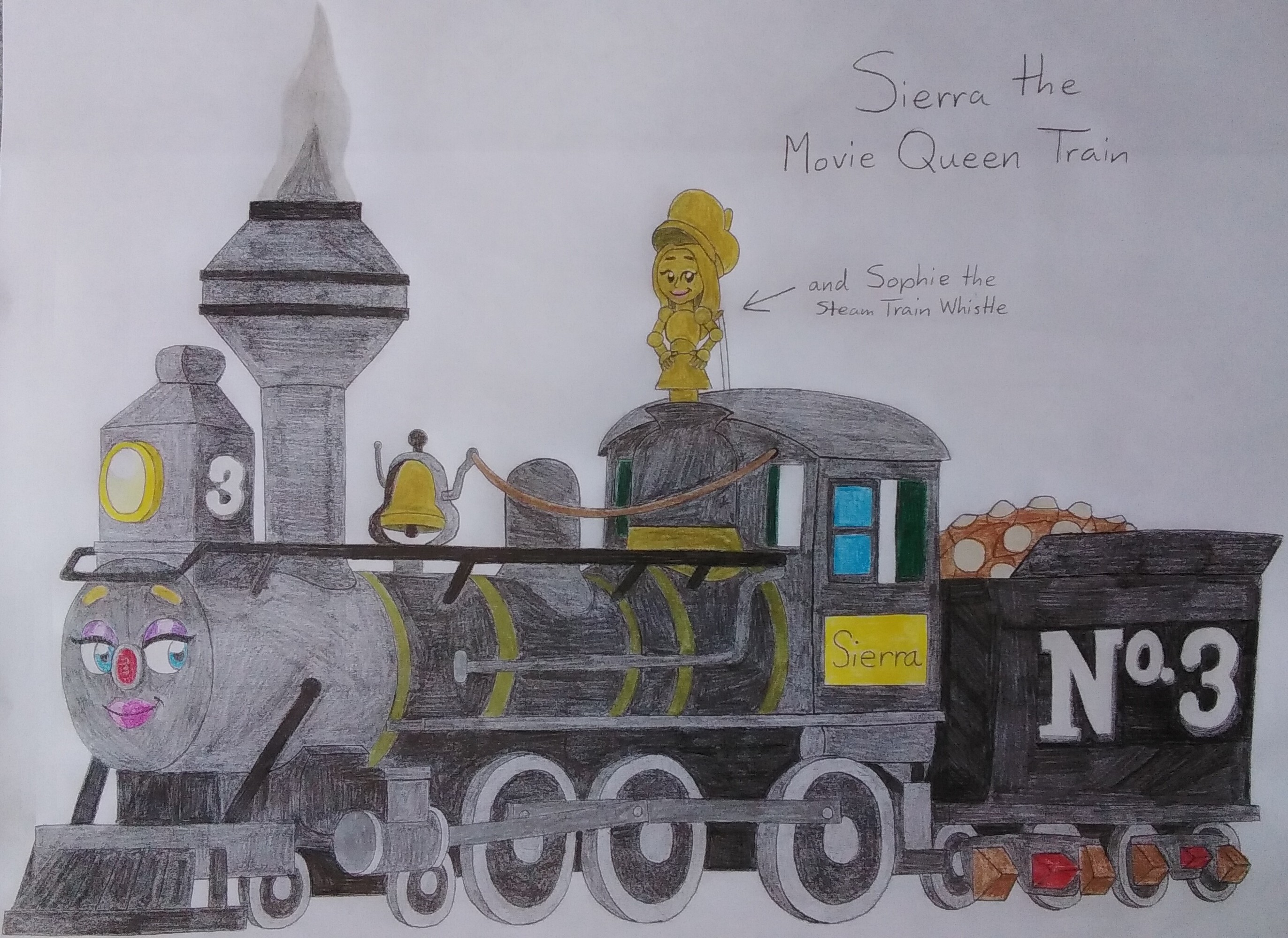 Sierra No. 3 the Movie Queen Train (and Sophie) by 99f5 on DeviantArt