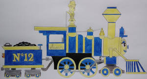 Susan the Train and Trixie the Whistle (Side View)