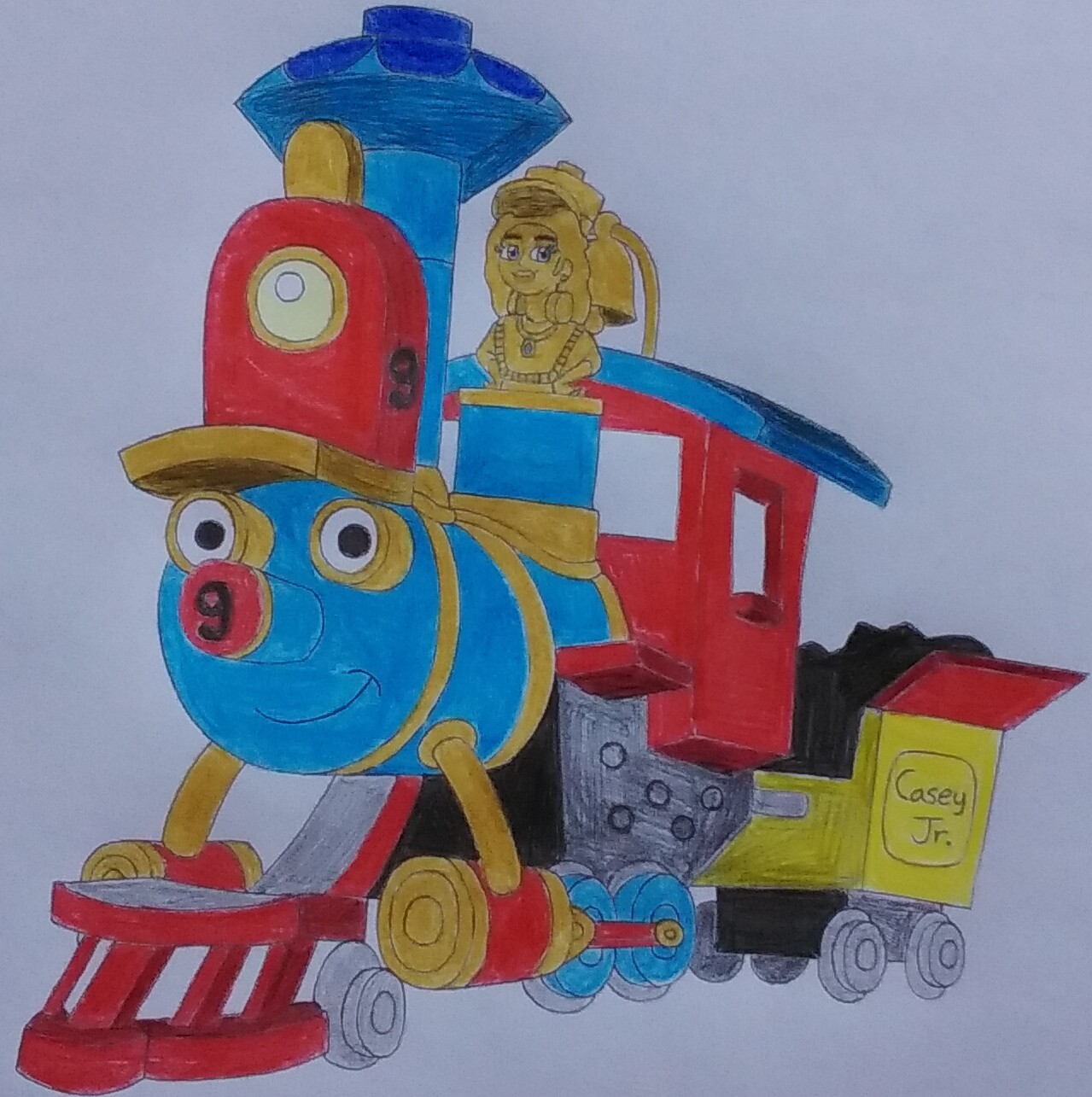 Casey Jr. and Margaret Wright the Whistle Speaker by 99f5 on DeviantArt