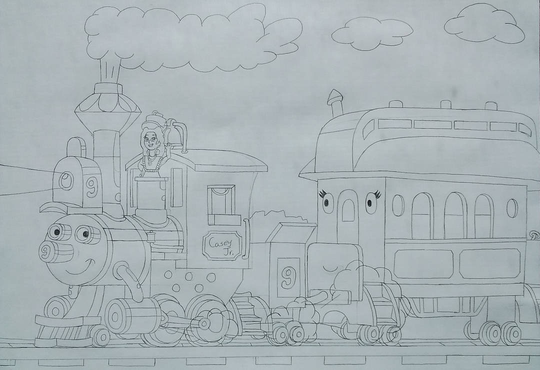 Casey Jr. Color Casey Jr. and Margaret's Circus Train on the Move by 99f5 on DeviantArt