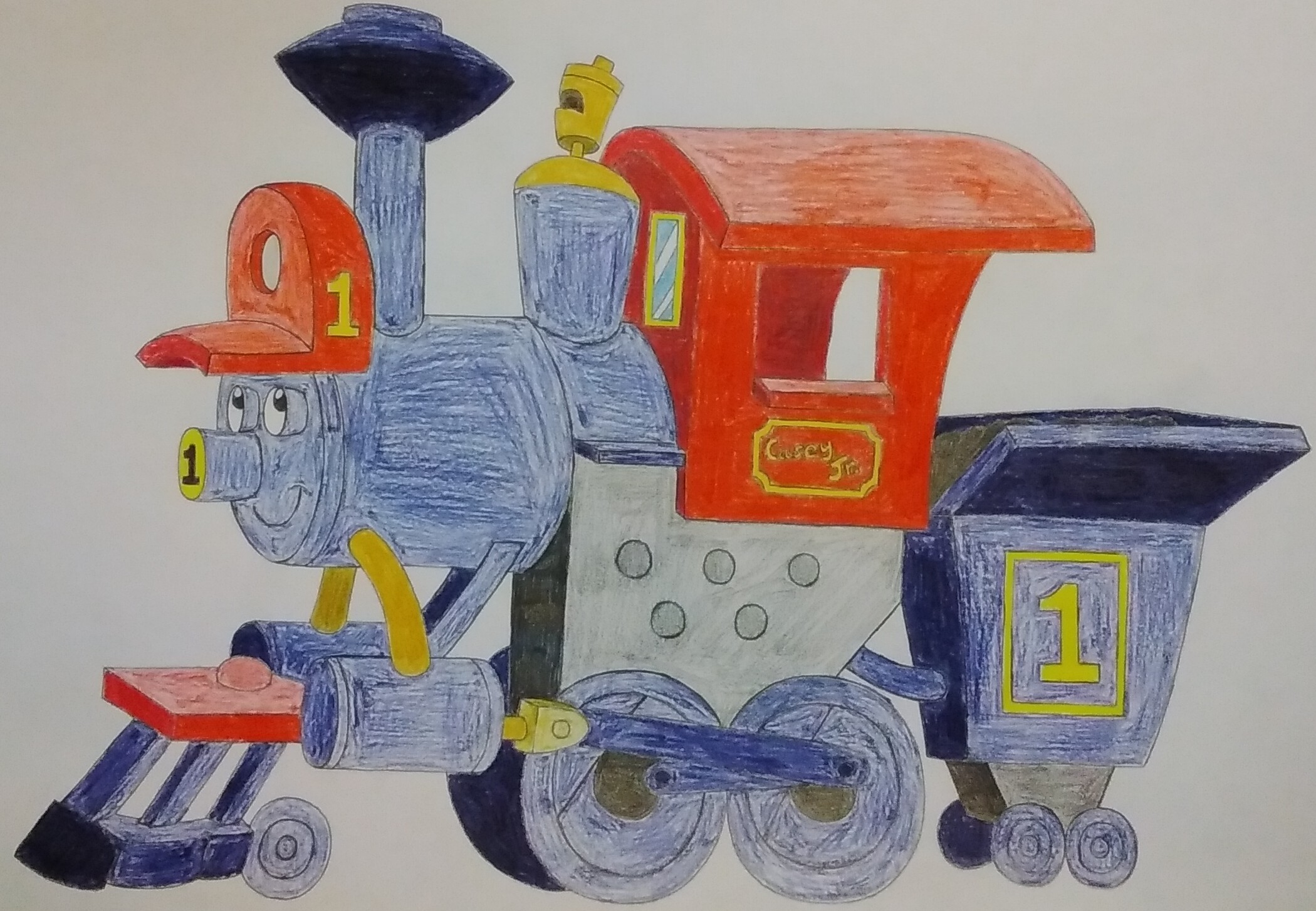 Casey Jr. (The Railways of Crotoonia Design) by 99f5 on DeviantArt