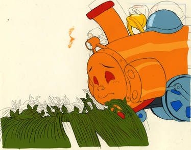 Tootle the Train (Animation Cel)