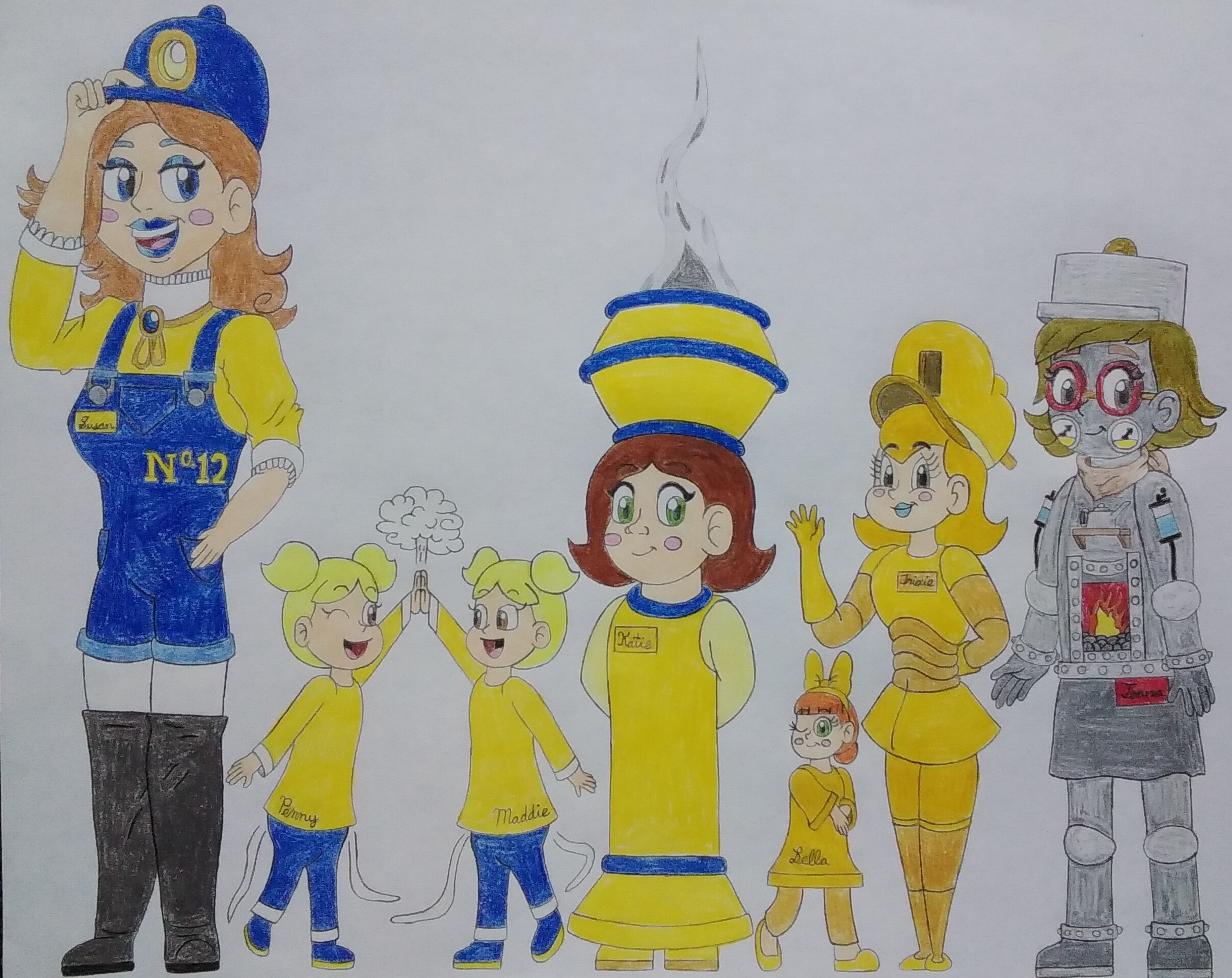 My Train Characters Humanized Color Redesign Pt.1 by 99f5 on DeviantArt