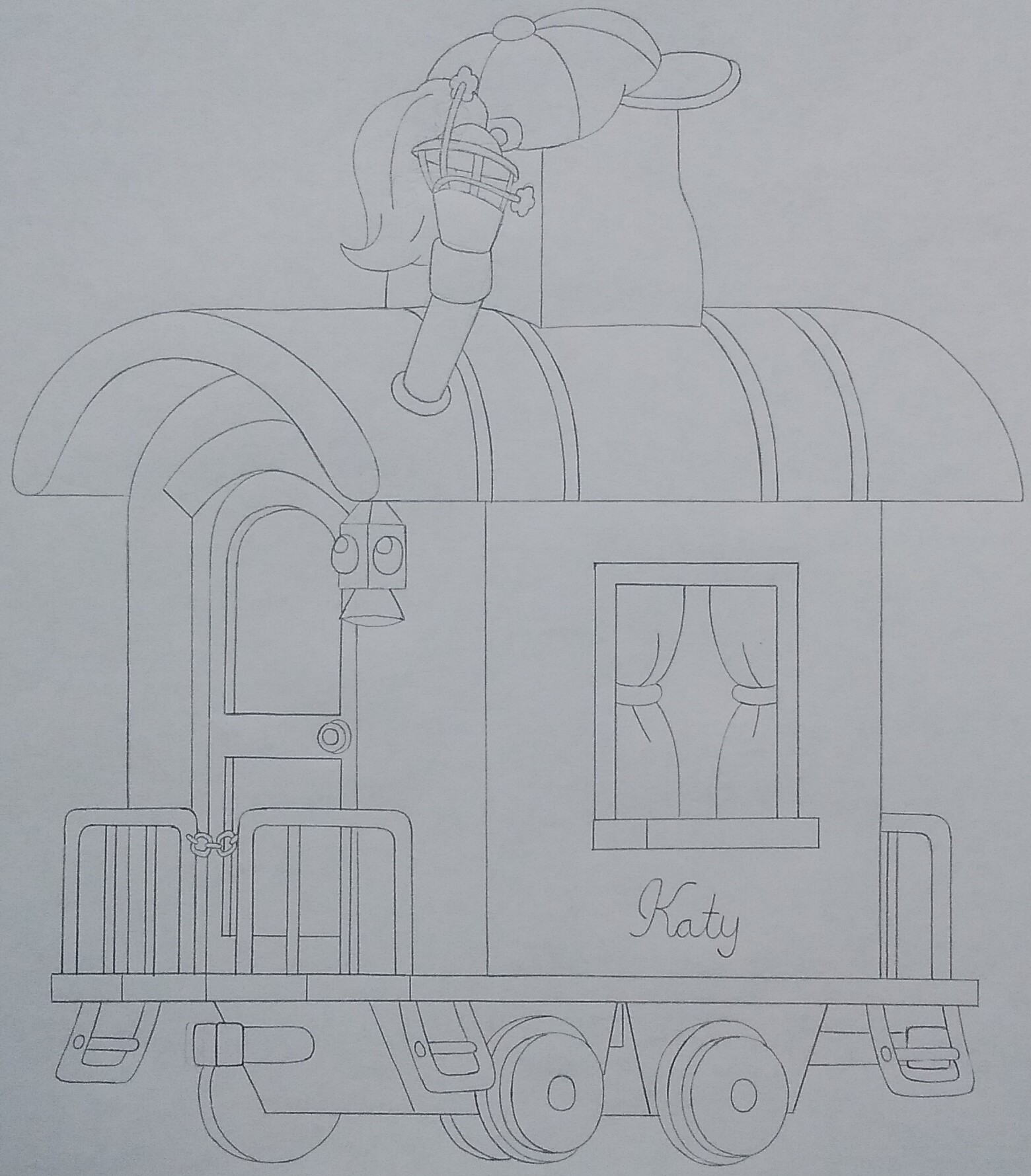 Katy Caboose Right Back Angle Sketch By 99f5 On DeviantArt katy-caboose-right-back-angle-sketch-by-99f5-on-deviantart