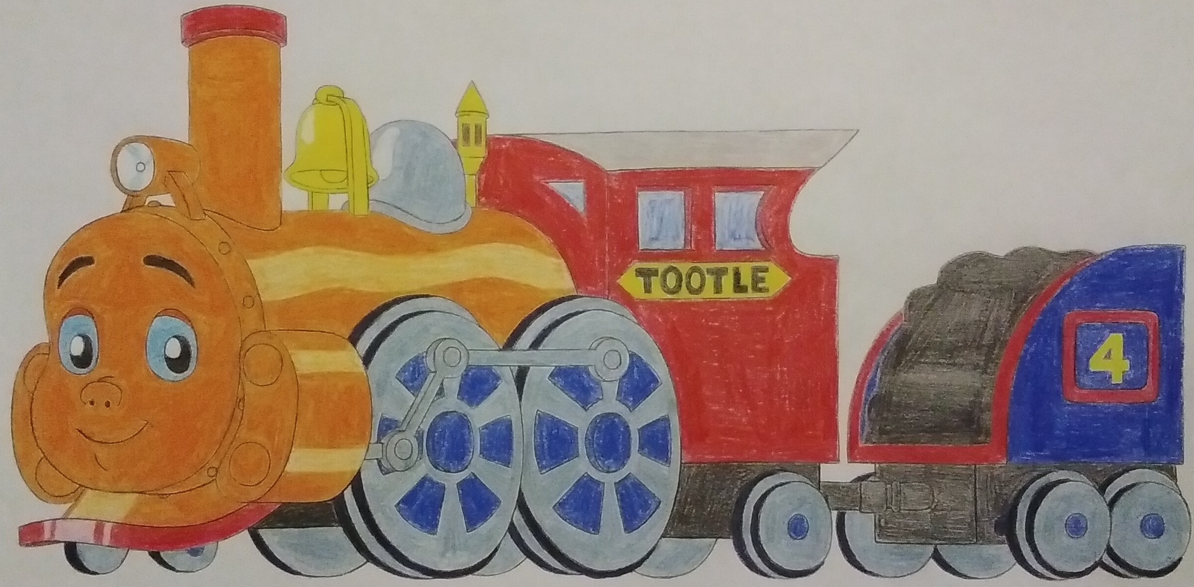 Tootle The Train Front Left Side Colored Sketch By 99f5 On DeviantArt tootle-the-train-front-left-side-colored-sketch-by-99f5-on-deviantart