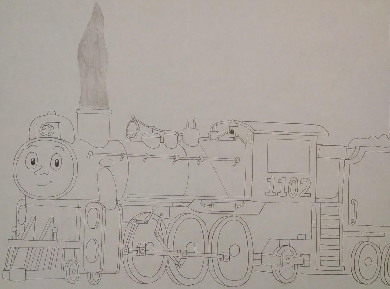 Deviantart Train Engine Duke Johnson as 1102 Locomotive (My Take) by 99f5 on DeviantArt