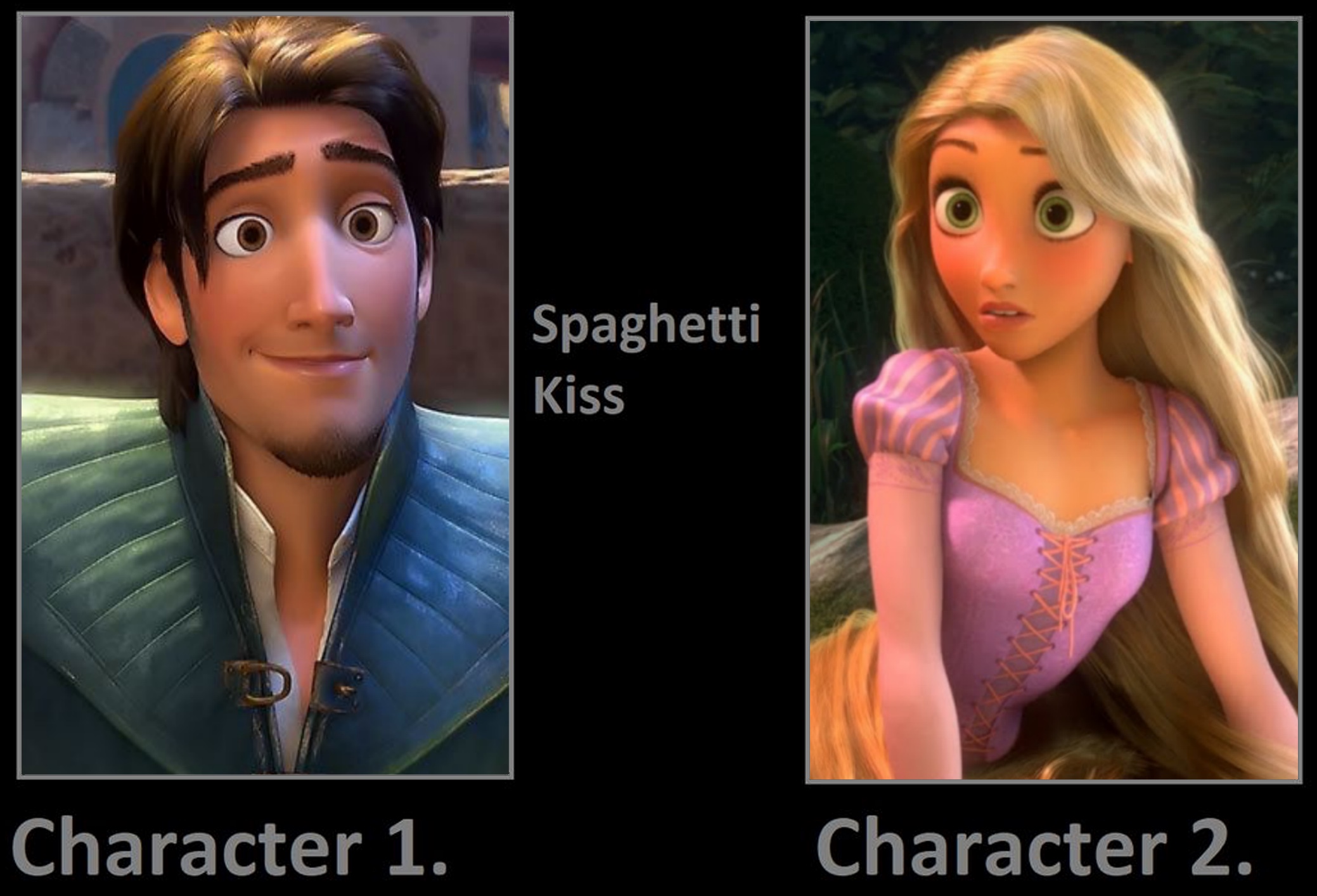 Flynn Rider spaghetti kiss with Rapunzel by StarComedianVEVO on DeviantArt Flynn Rider spaghetti kiss with Rapunzel by StarComedianVEVO on DeviantArt