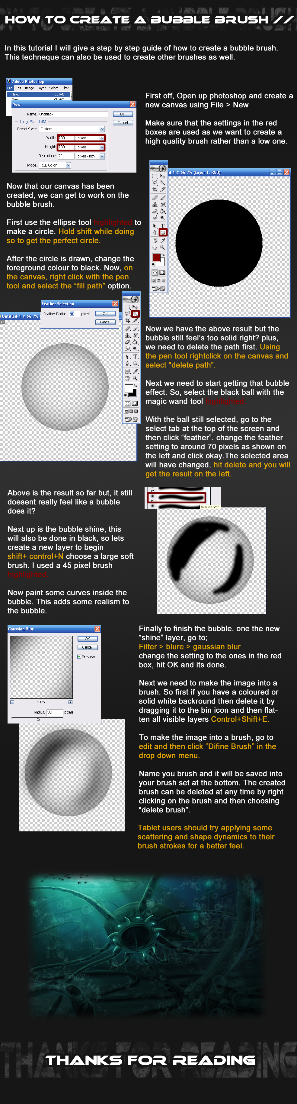 ::bubble  tutorial::