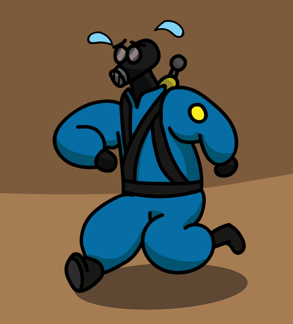 Chubby Pyro Going for a Run (BLU) by comersean on DeviantArt