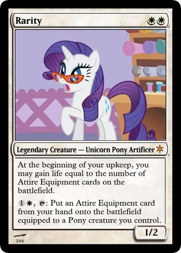 Rarity Card by CorwinAzuremane on DeviantArt