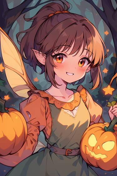 Autumn Halloween Fairy 2 + Small Edit