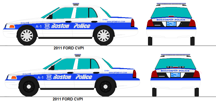 Boston Ma Police Ford Cvpis