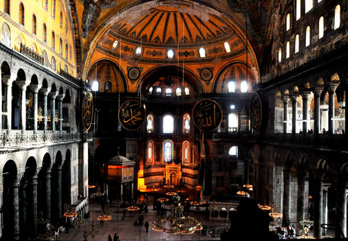 ayasofya camii ici