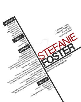 Typography Resume