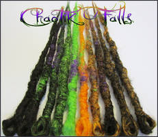 Chaotik Falls Knotty Halloween Synthetic Dreads