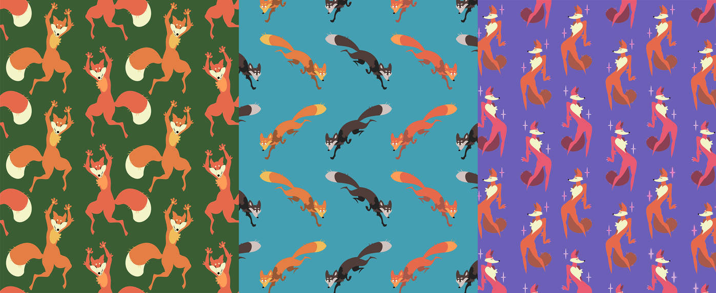 Fox Pattern by Silverbloodwolf98 on DeviantArt