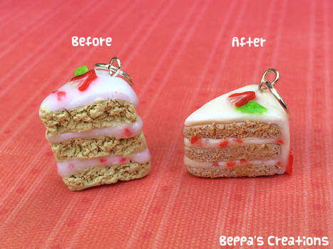 Strawberry Shortcake Slice Charm Remake