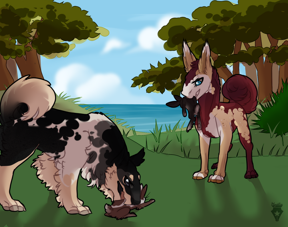 Wabbit Reading Catching Wabbits by MysticScriber on DeviantArt