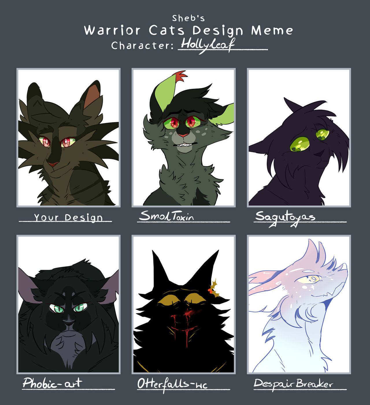 Warrior Cats Design Meme Hollyleaf By Therealnapokex3 On Deviantart Warrior Cats Design Meme Hollyleaf By Therealnapokex3 On Deviantart