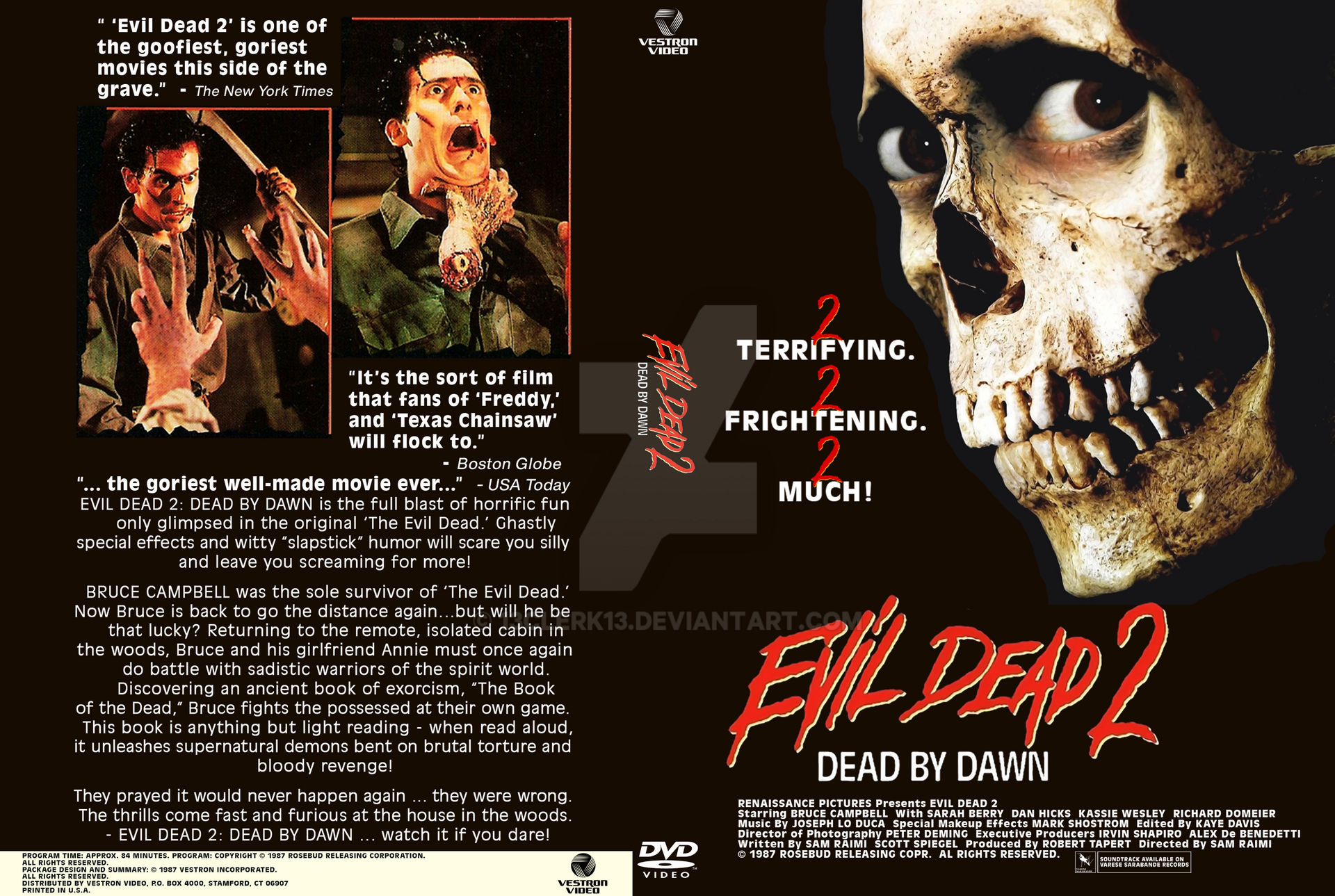 Evil Dead 2 dvd by 13Clerk13 on DeviantArt